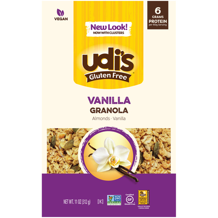 UDIS Udi Gluten Free Granola Vanilla 12 oz., PK6 069899780618